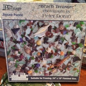 Beach Treasure 550 piece jigsaw puzzle